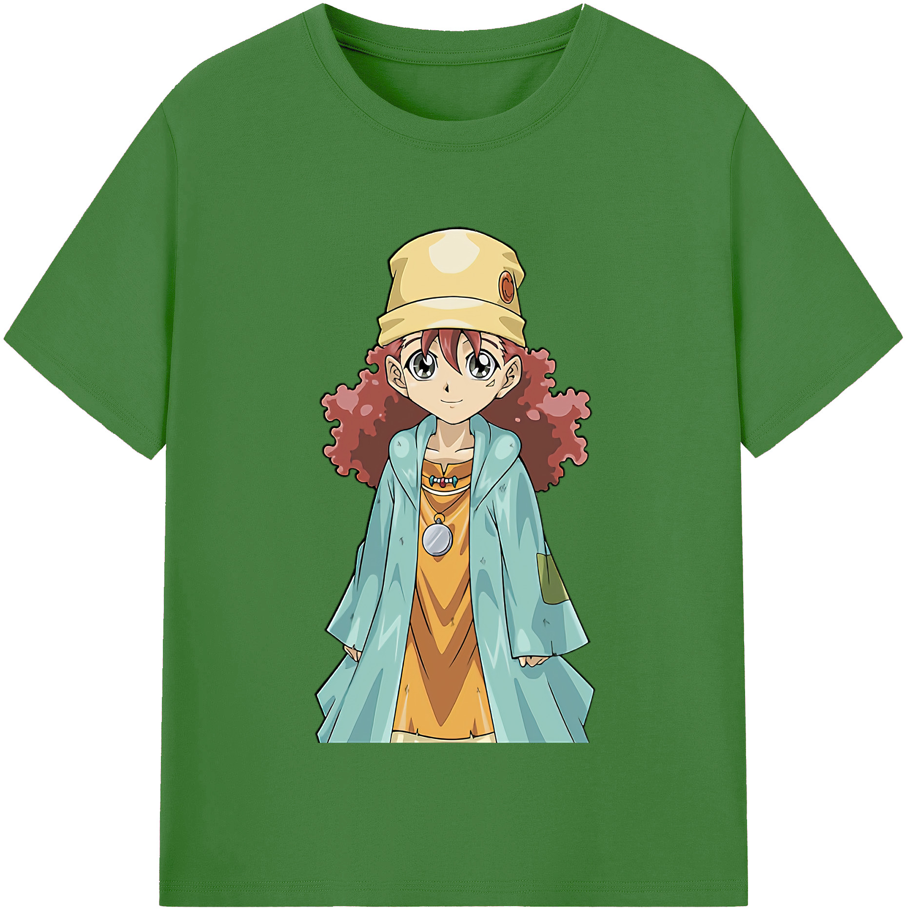 （画像用） 遊☆戯☆王 Yu-Gi-Oh! レディースカジュアルプリントTシャツ（綿100％）